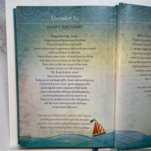 Set of Book- Christian book (Thank you Jesus) and Blue Hawaiian Lanyard - Picture 3 of 4